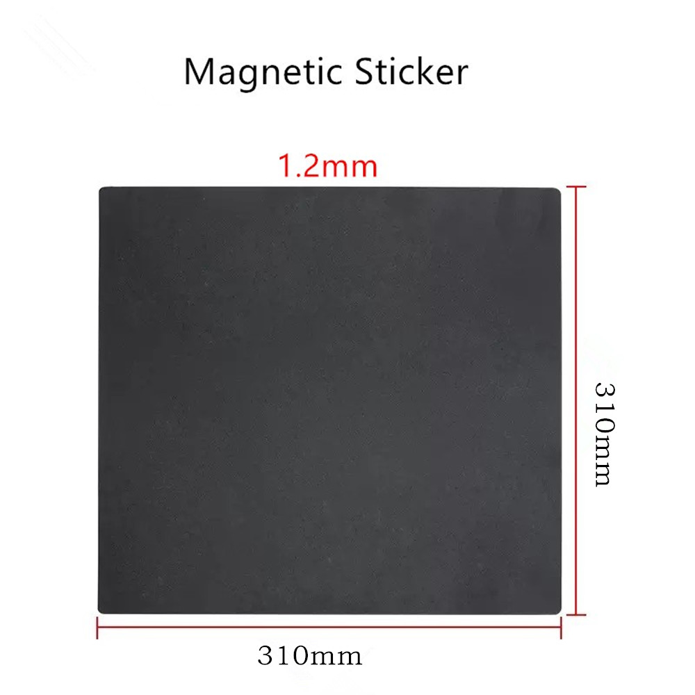 3D Printer Bed - Magnetic Sticker 310x310mm for CR-10S SW-X1/X2