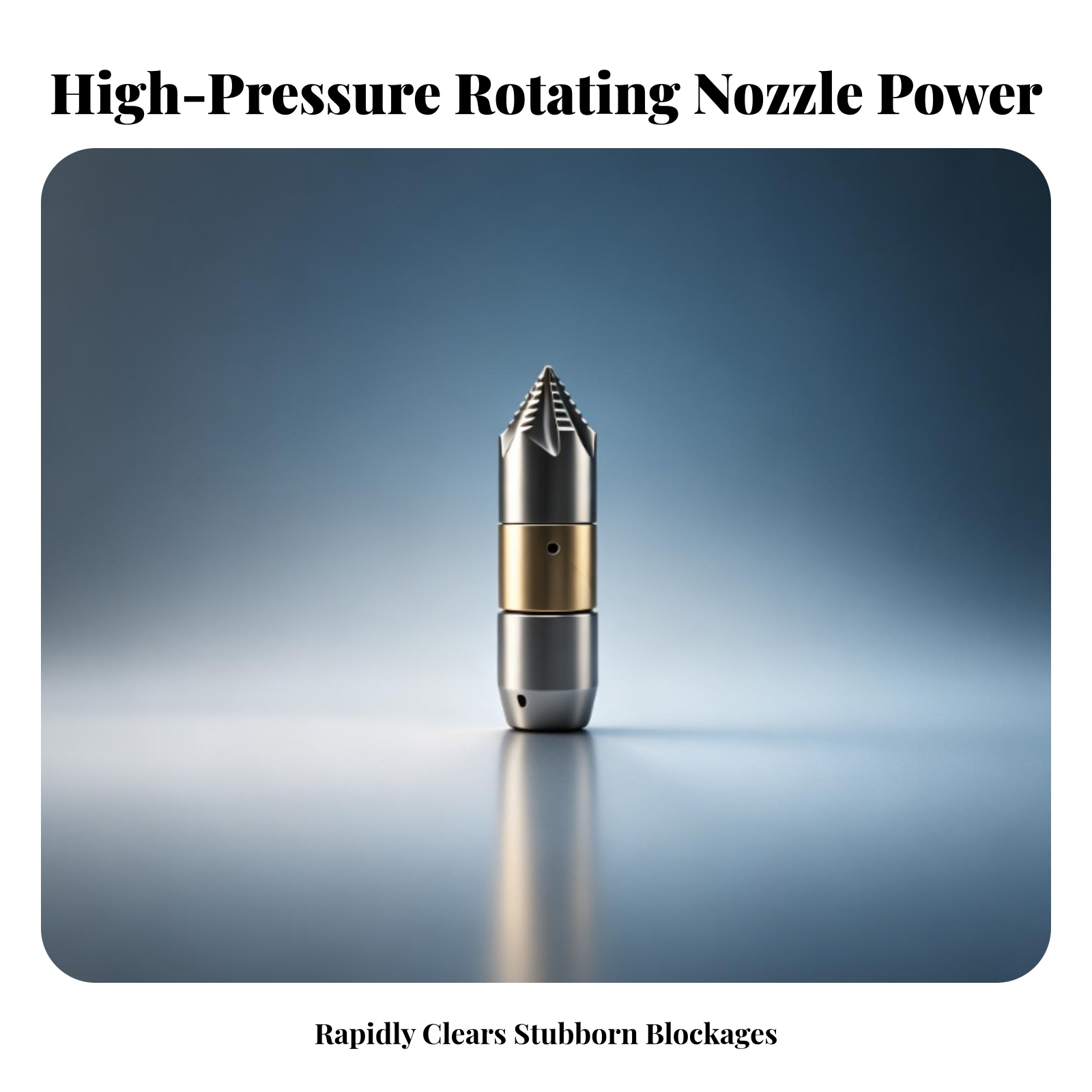 Nozzle Brass - Wear Resistant Rotating Spray Nozzle Plumbing