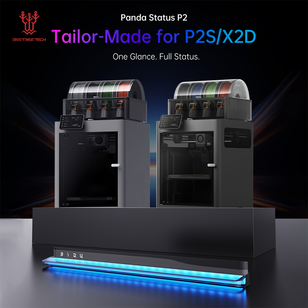 3D Printer Stand - BIGTREETECH Panda Status P2 Smart LED
