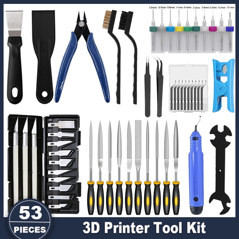 Fdm Printer - 3D Printer Tools Kit, 53pcs 3D