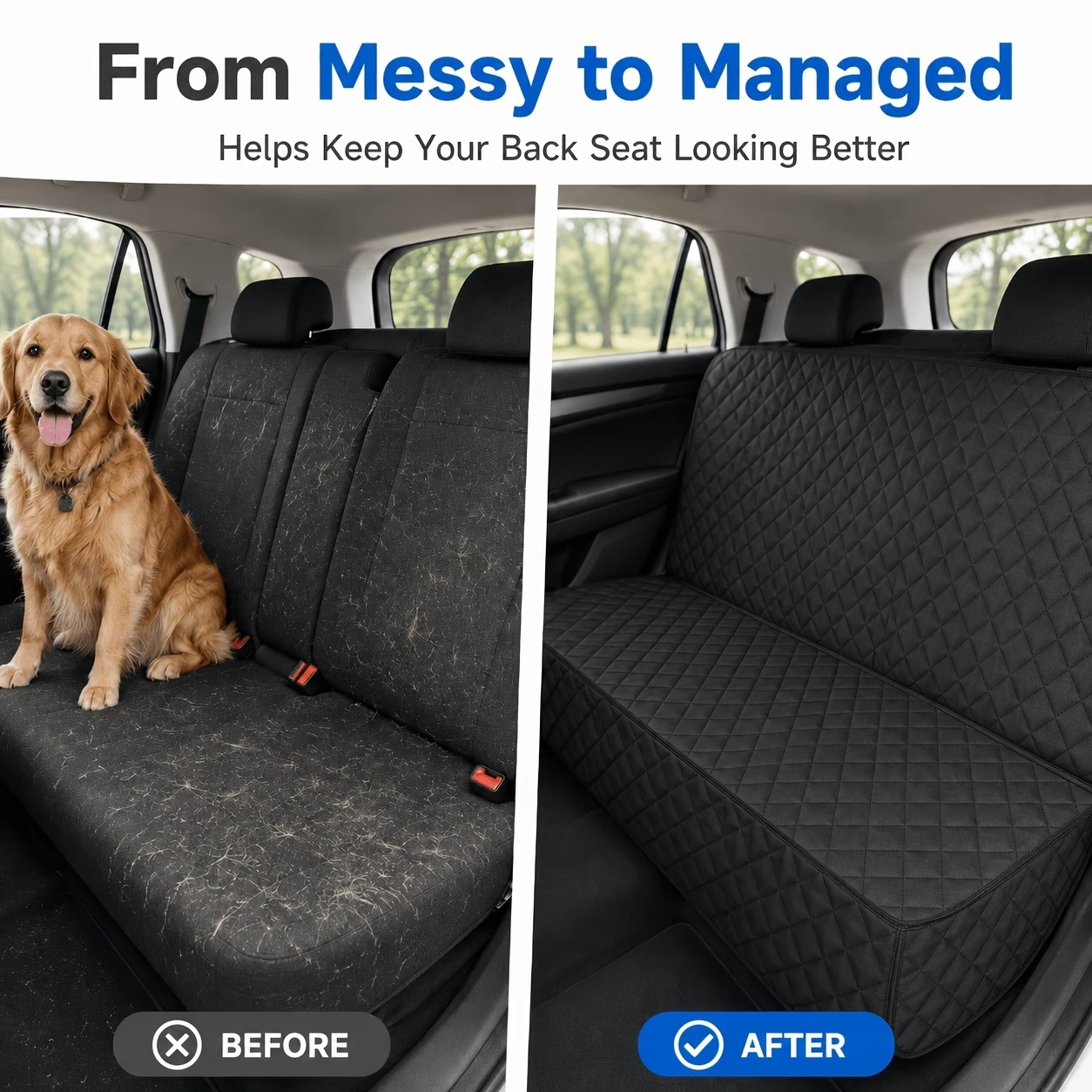 1pc Pet Car Back Seat Cover,Pe - Carriage Bed ulasan dan harga