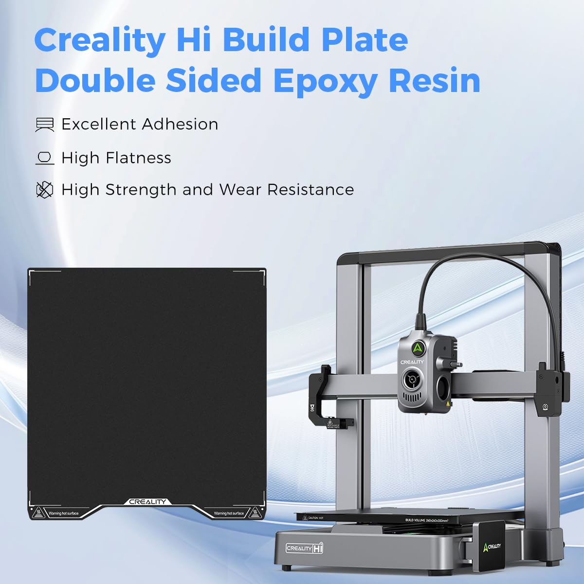 Creality Hi Epoxy Resin Build  - 3D Printer Bed ulasan dan harga