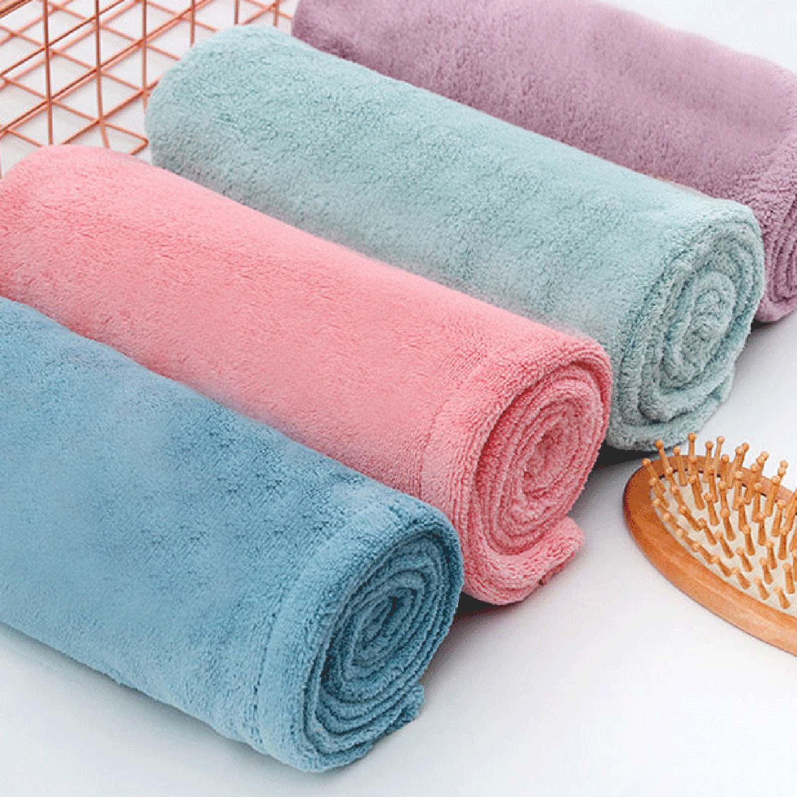 Coral Fleece Womens Hair Towel - Resin Vat ulasan dan harga