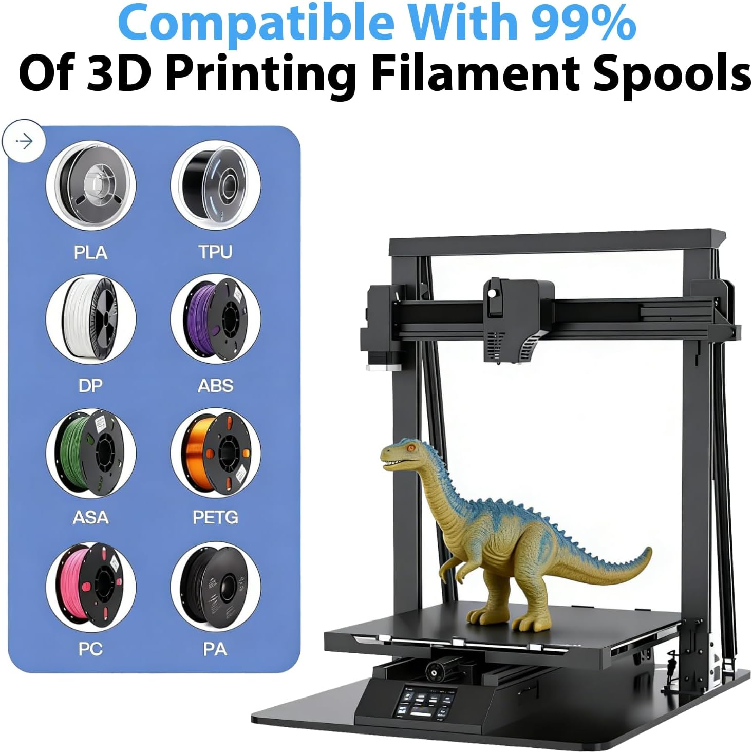 Upgraded 3D Printer Black Fila - Petg Filament ulasan dan harga