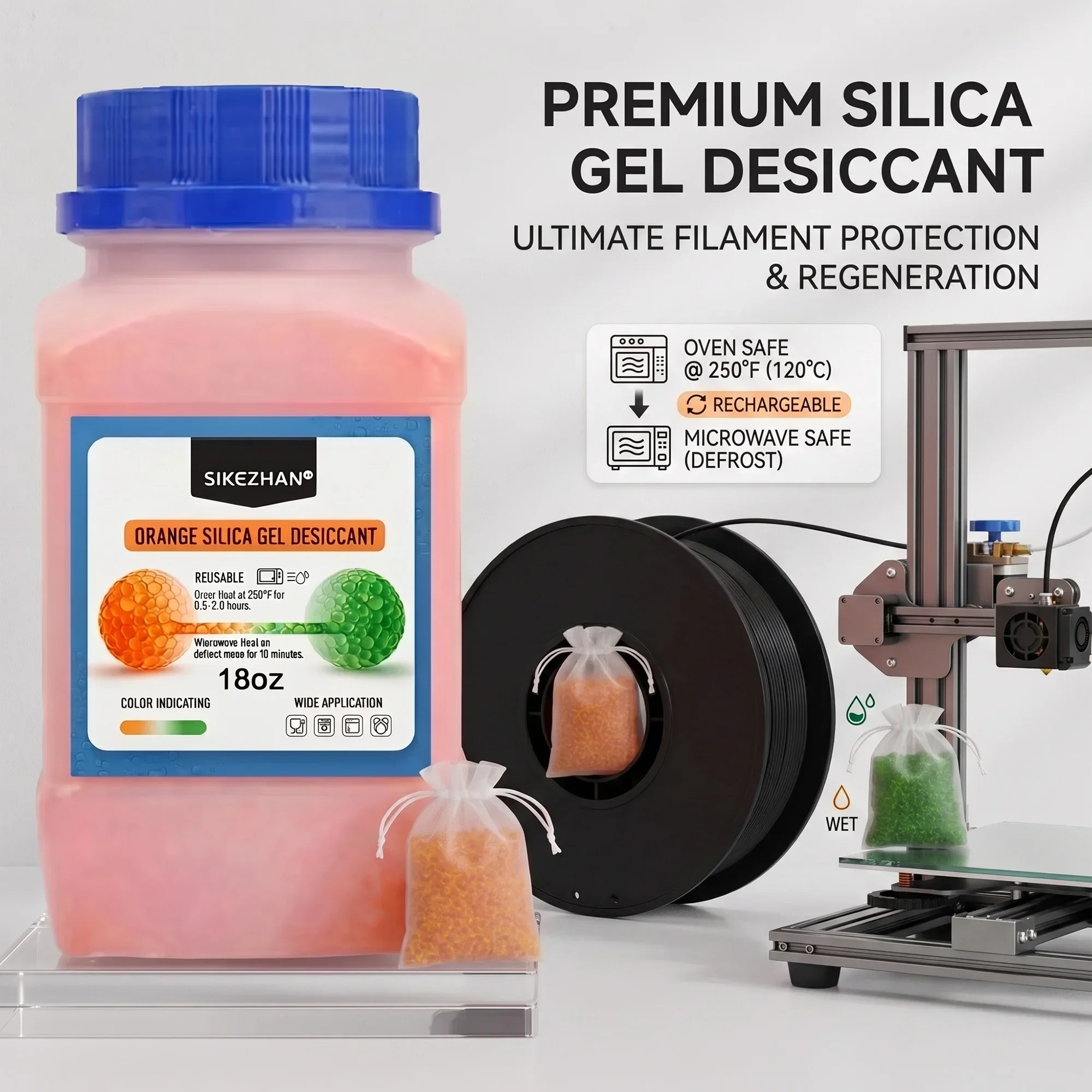 3D Printer Filament Desiccant  - Enclosure 3D Printer ulasan dan harga