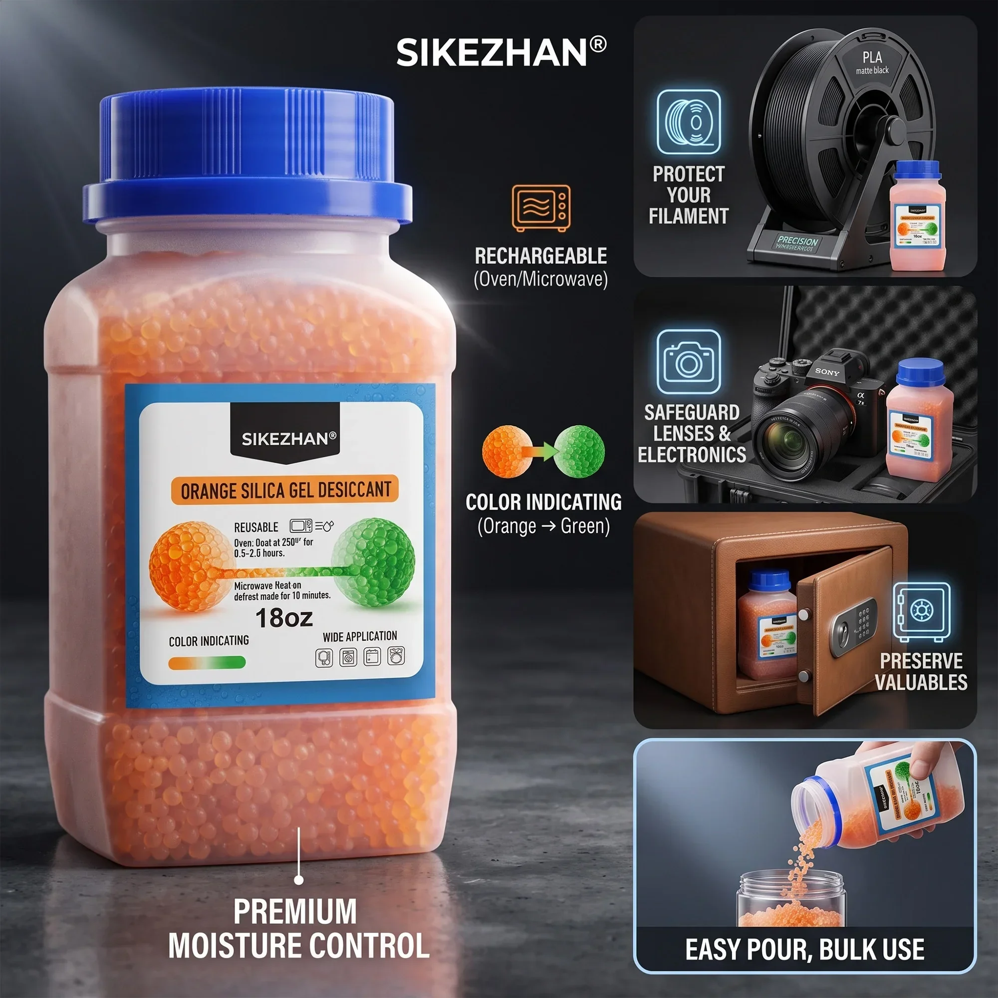 3D Printer Filament Desiccant  - Enclosure 3D Printer ulasan dan harga