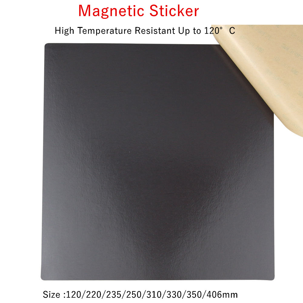 Magnetic Sticker 310x310mm for - 3D Printer Bed ulasan dan harga