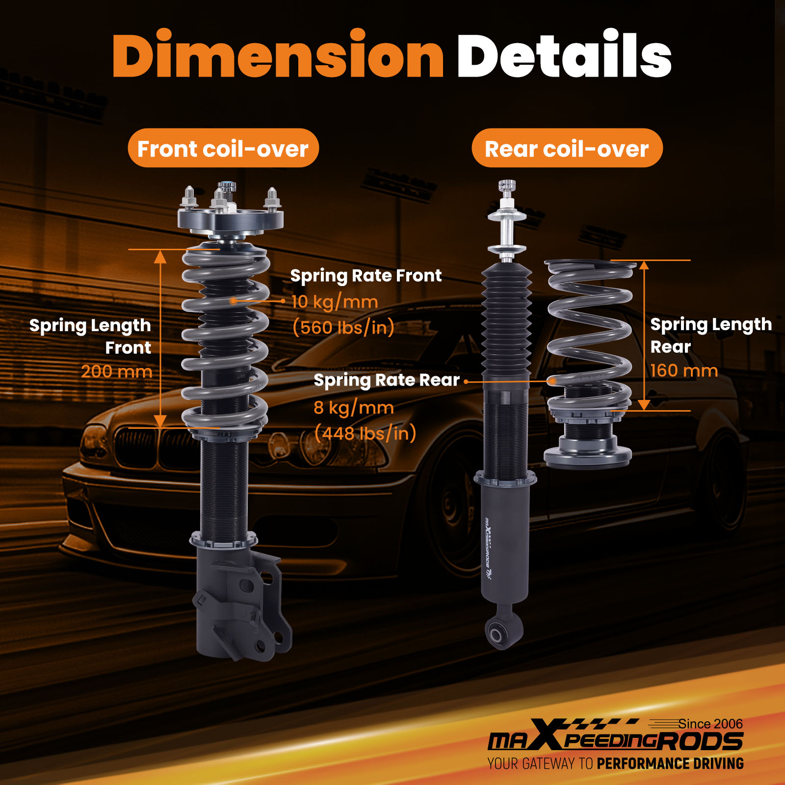 Coilover for Honda Civic 2006- - Fdm Printer ulasan dan harga