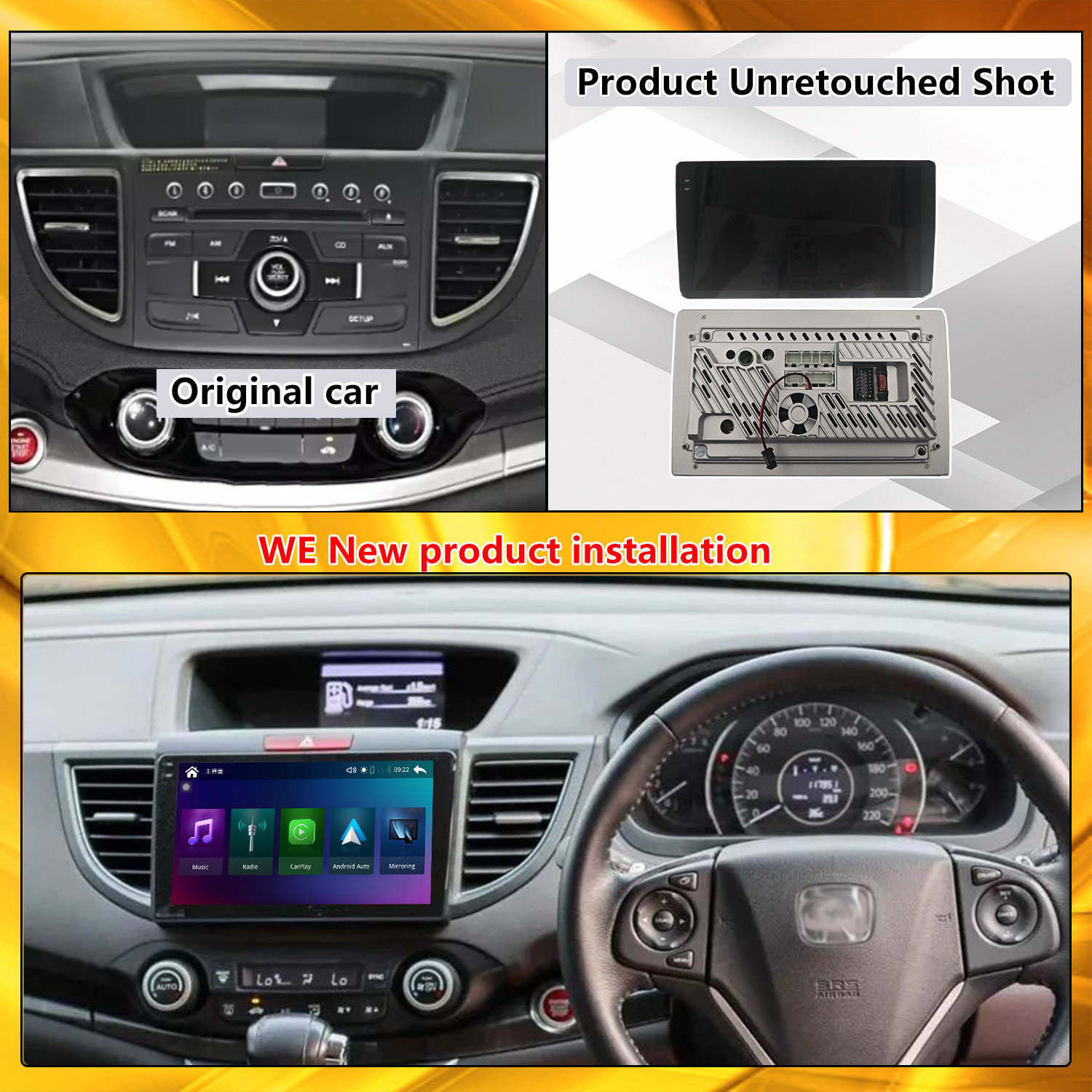 Radio Modify For Honda CR-V 20 - Cr Touch ulasan dan harga