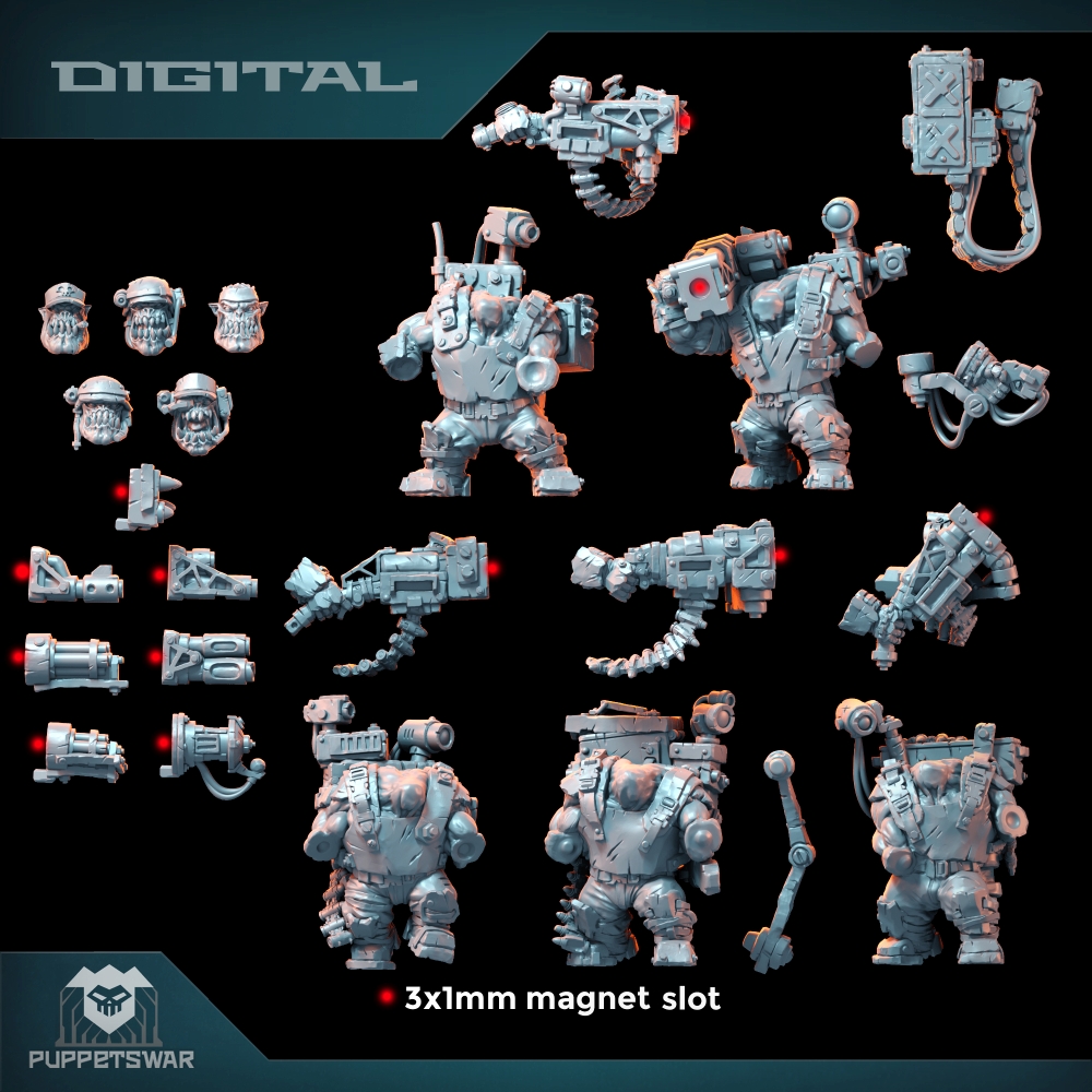 Orc Ultimate Badasses Squad, G - Resin Printer ulasan dan harga