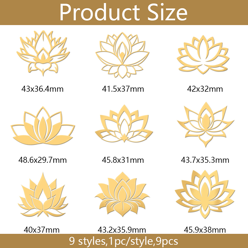 Nickel Decoration Stickers Met - Uv Resin ulasan dan harga