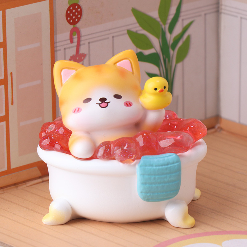 Bath Time Meow Crew Blind Box  - Resin Vat ulasan dan harga