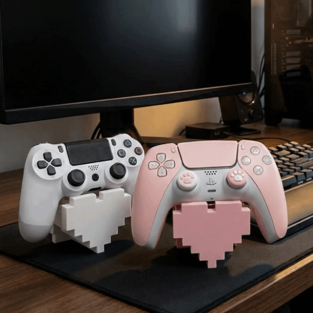 3D Printed Heart-Shaped Game S - 3D Printer Stand ulasan dan harga