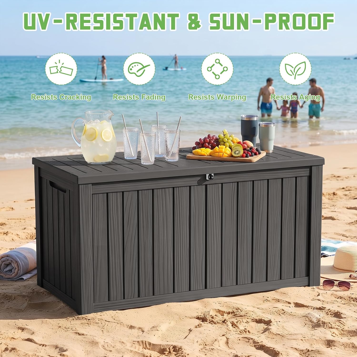 200 Gallon Lockable Resin Deck - Uv Resin ulasan dan harga