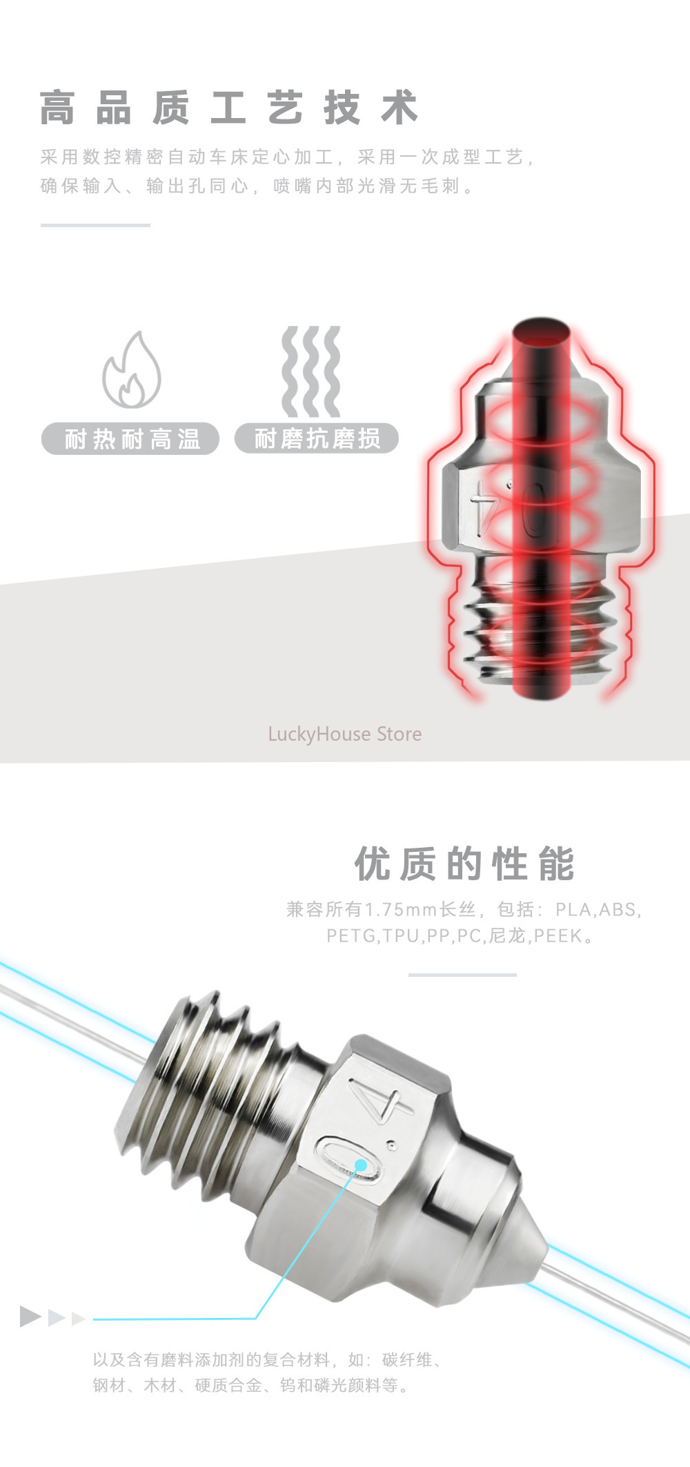 MK8 Bimetallic Hardened Steel  - 3D Printer ulasan dan harga
