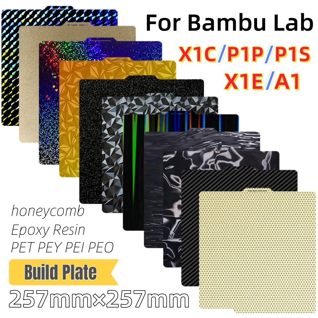 Build Plate 257x257 Spring Ste - 3D Printer Bed ulasan dan harga