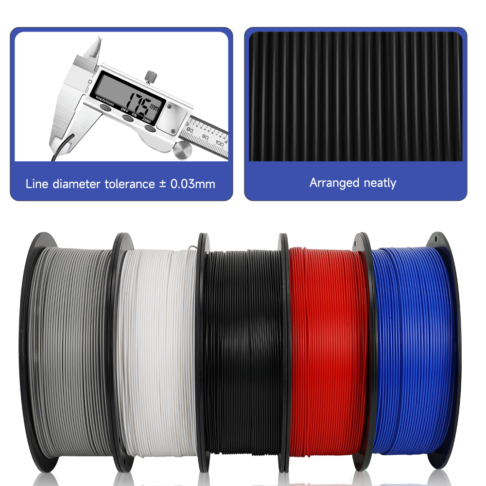 5KG Mix Colors PLA filament 1k - Filament 1.75 ulasan dan harga