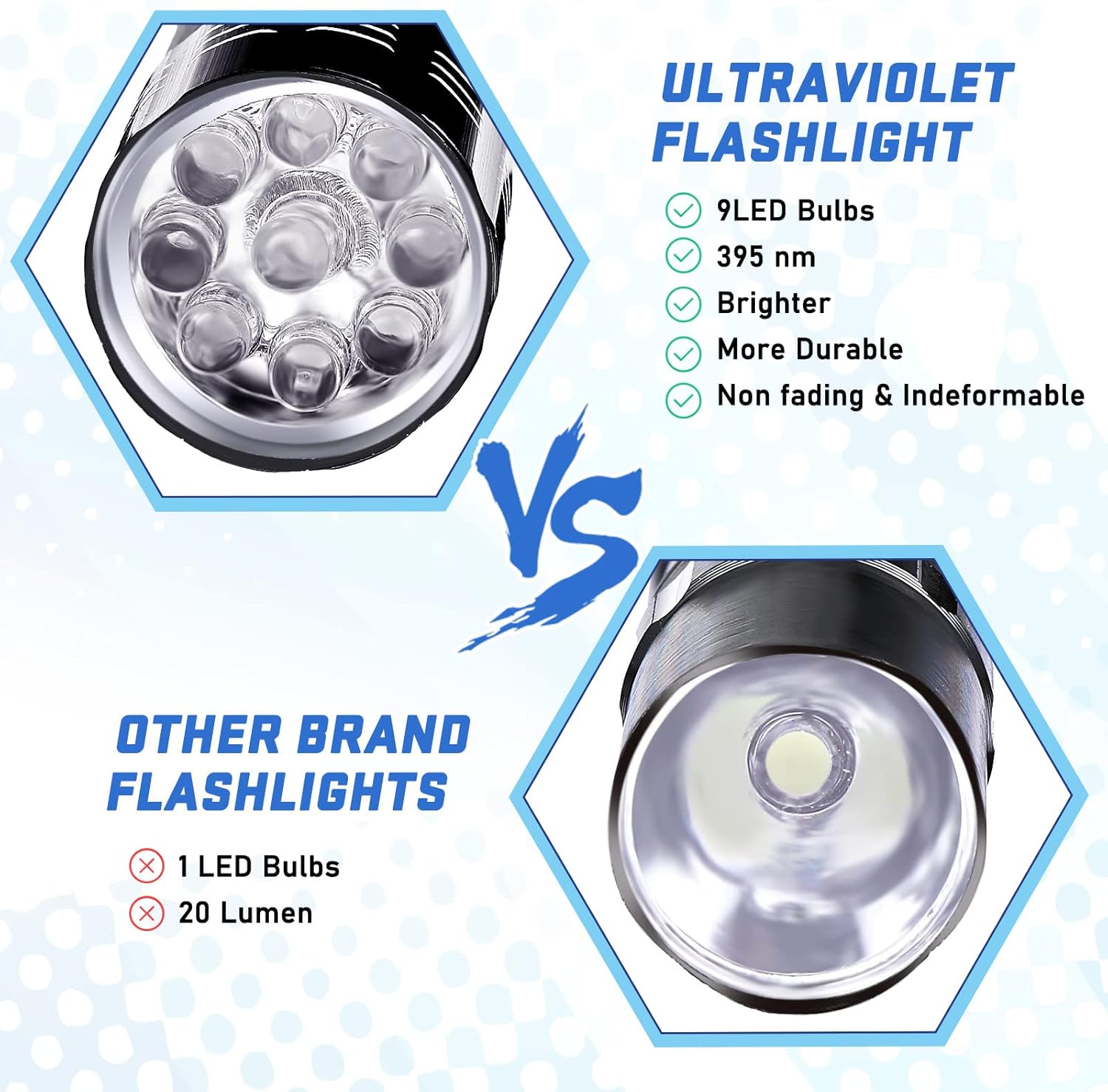 9LED Flashlight  UV Resin Curi - Uv Resin ulasan dan harga