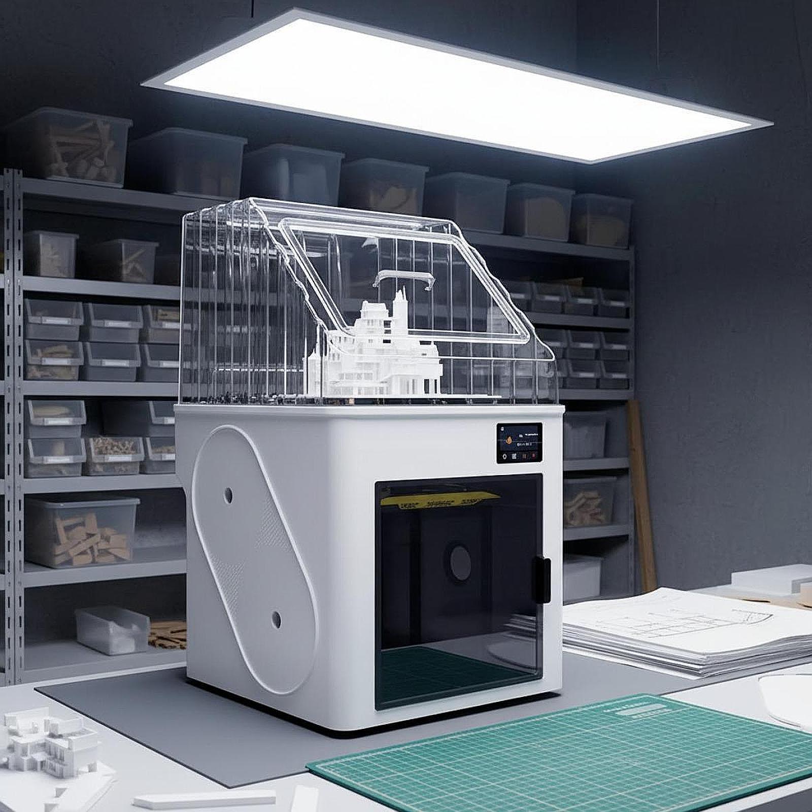 3D Printer Clear Top Cover Pre - Enclosure 3D Printer ulasan dan harga