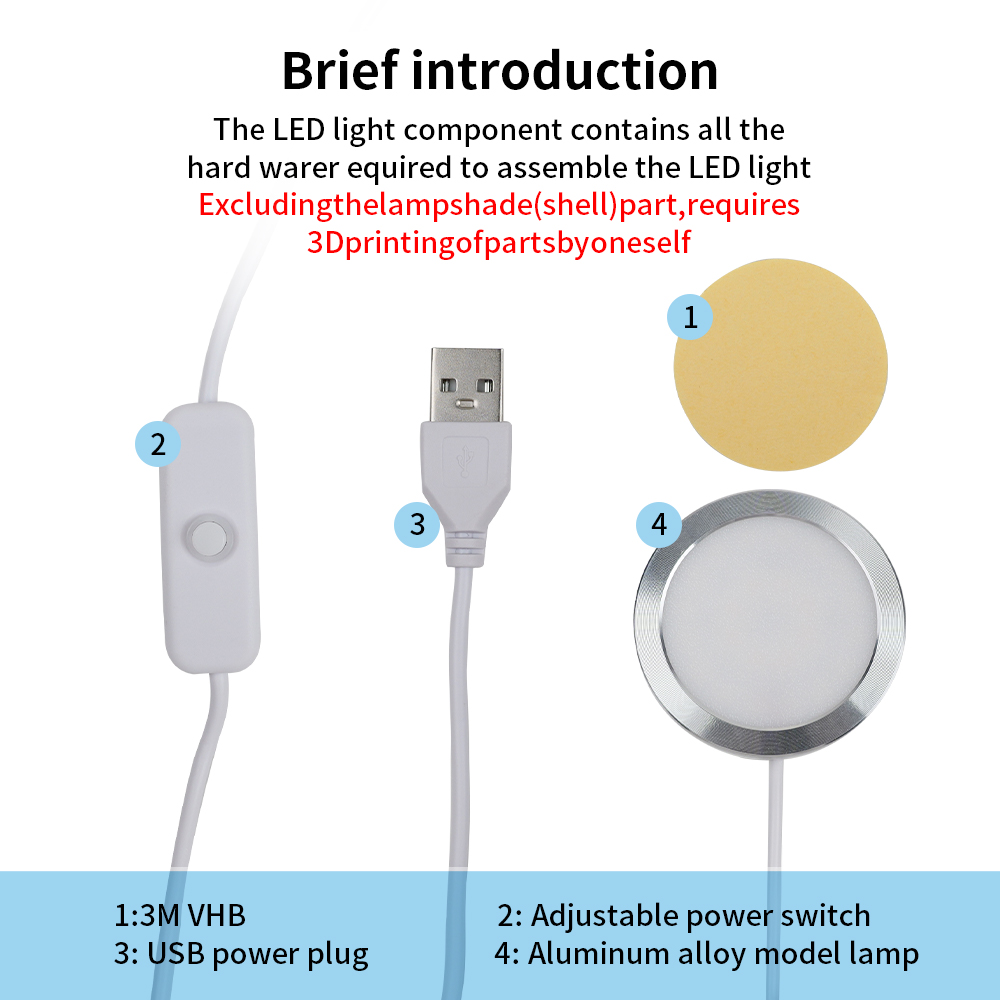 For Bambu Lab Led Lamp Kit 001 - 3D Printer Bed ulasan dan harga