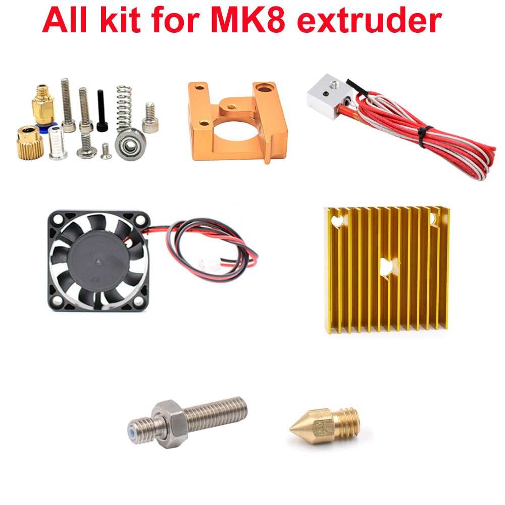 MK8 Extruder Kits J-head Hoten - Filament 1.75 ulasan dan harga