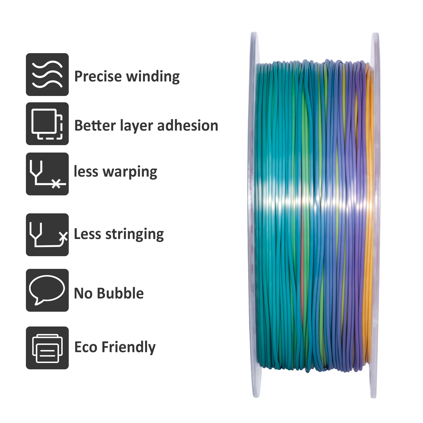 GEEETECH 5Kg 3D Silk PLA Filam - Filament 1.75 ulasan dan harga