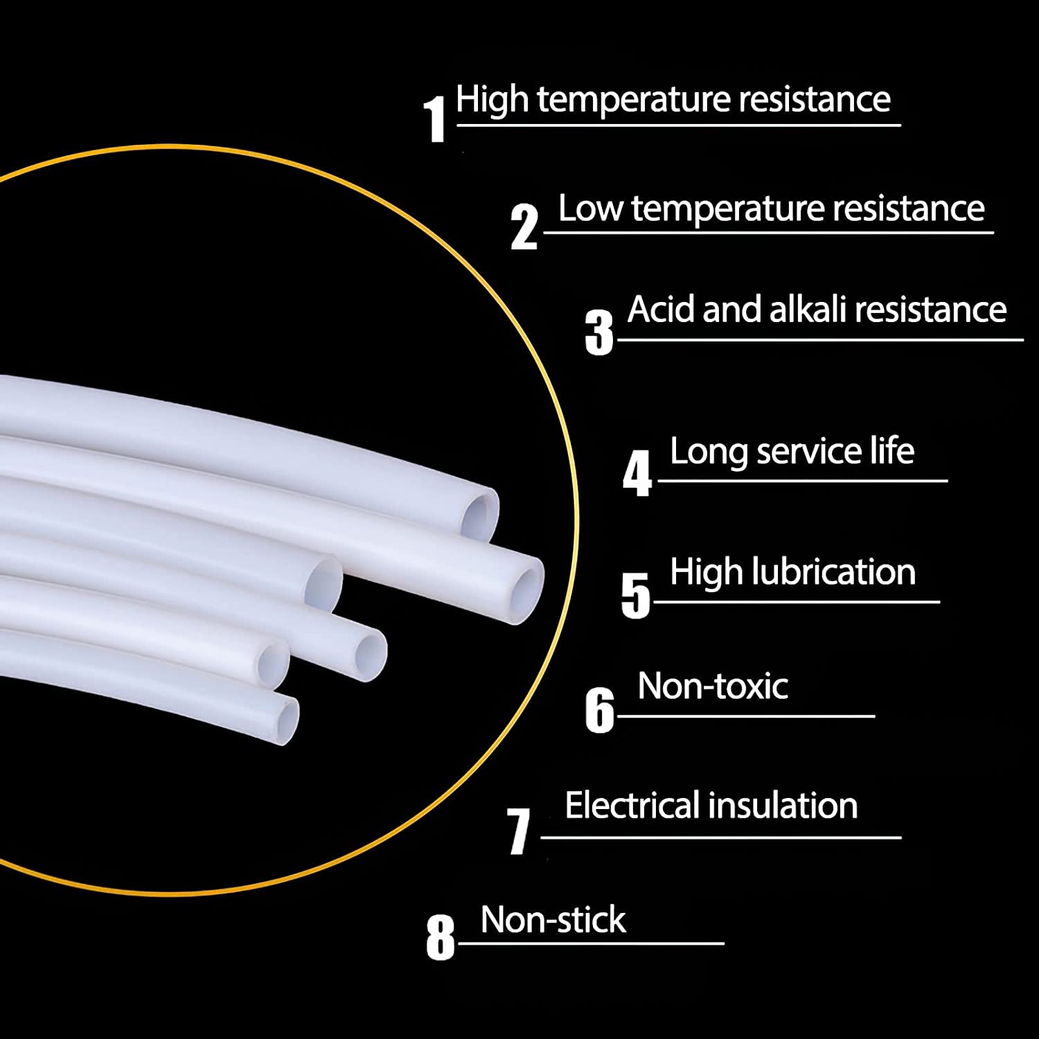 50m PTFE Tube Pipe Teflonto ID - Filament 1.75 ulasan dan harga